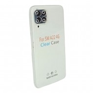 Capa Silicone Samsung Galaxy A22 4g Transparente Protetor De Camera