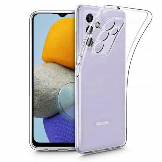 Capa Silicone Samsung Galaxy M13 4g/M135/M23/M236 Transparente Com Protetor De Câmera