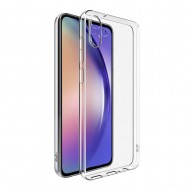 Capa Silicone Samsung Galaxy A05 Transparente Com Protetor De Câmera