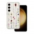 Capa Silicone Samsung Galaxy A25 5g/A24 4g Transparente Flor Design 4 Com Protetor De Câmera