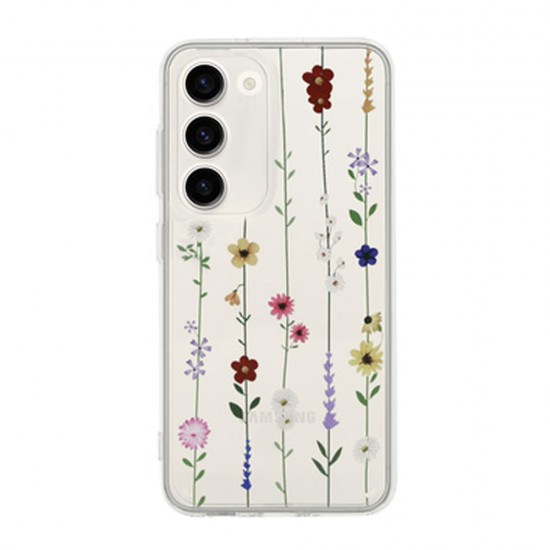 Capa Silicone Samsung Galaxy A25 5g/A24 4g Transparente Flor Design 4 Com Protetor De Câmera Capa Silicone Samsung Galaxy A25 5g/A24 4g Transparente Flor Design 4 Com Protetor De Câmera