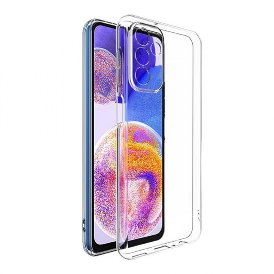 Capa Silicone Samsung Galaxy A05s Transparente Com Protetor De Câmera