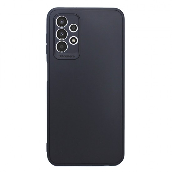 Capa Silicone Samsung Galaxy A13 4g A135/A137 Preto Com Protetor De Câmera 3d Capa Silicone Samsung Galaxy A13 4g A135/A137 Preto Com Protetor De Câmera 3d