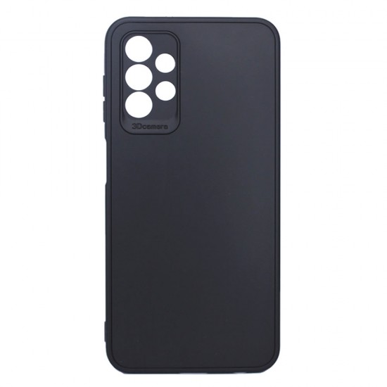 Capa Silicone Samsung Galaxy A13 4g A135/A137 Preto Com Protetor De Câmera 3d Capa Silicone Samsung Galaxy A13 4g A135/A137 Preto Com Protetor De Câmera 3d