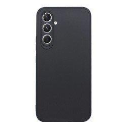 Samsung Galaxy A54 Black With 3D Camera Protector Silicone Case