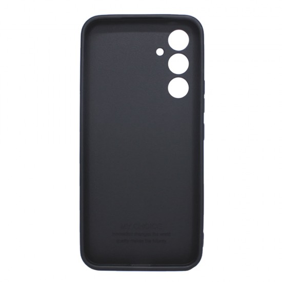 Capa Silicone Samsung Galaxy A54 Preto Com Protetor De Câmera 3d