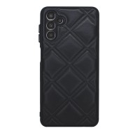 Capa Silicone Samsung Galaxy A13 5g/A04s Preto Leather Almofadada Com Protetor De Câmera