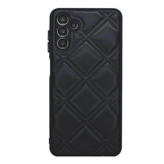 Capa Silicone Samsung Galaxy A13 5g/A04s Preto Leather Almofadada Com Protetor De Câmera Capa Silicone Samsung Galaxy A13 5g/A04s Preto Leather Almofadada Com Protetor De Câmera