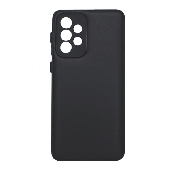Capa Silicone Samsung Galaxy A33 5g Preto Leather Com Protetor De Câmera Capa Silicone Samsung Galaxy A33 5g Preto Leather Com Protetor De Câmera
