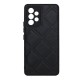 Samsung Galaxy A33 5G Black Leather Cushioned Silicone Case With Camera Protector Samsung Galaxy A33 5G Black Leather Cushioned Silicone Case With Camera Protector