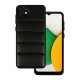 Capa Silicone Samsung Galaxy A04 Preto Leather Almofadada Com Protetor De Câmera D2 Capa Silicone Samsung Galaxy A04 Preto Leather Almofadada Com Protetor De Câmera D2
