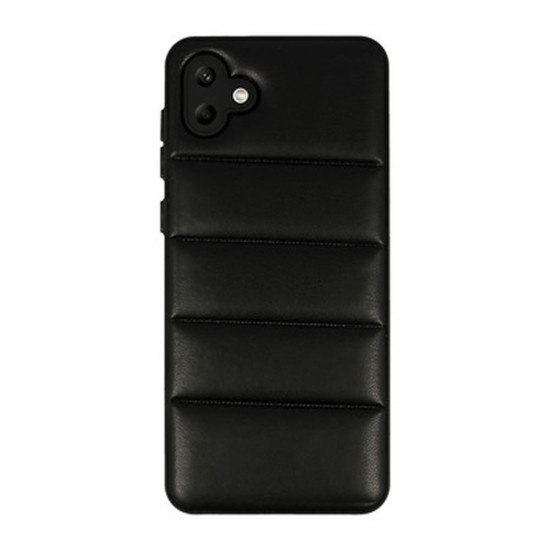 Capa Silicone Samsung Galaxy A04 Preto Leather Almofadada Com Protetor De Câmera D2 Capa Silicone Samsung Galaxy A04 Preto Leather Almofadada Com Protetor De Câmera D2