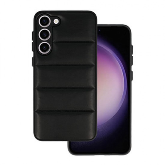 Capa Silicone Samsung Galaxy S23 Preto Leather Almofadada Com Protetor De Câmera D2 Capa Silicone Samsung Galaxy S23 Preto Leather Almofadada Com Protetor De Câmera D2