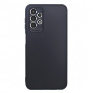 Capa Silicone Samsung Galaxy A23 Preto Com Protetor De Câmera 3d