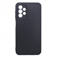 Capa Silicone Samsung Galaxy A23 Preto Com Protetor De Câmera 3d