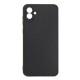 Samsung Galaxy A05 Black Silicone Case With 3D Camera Protector