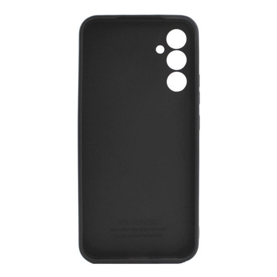 Capa Silicone Gel Samsung Galaxy A55 Preto Com Protetor De Câmera 3d