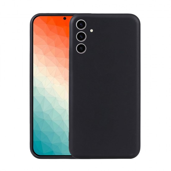 Capa Silicone Samsung Galaxy S24 Plus Preto Com Protetor De Câmera Capa Silicone Samsung Galaxy S24 Plus Preto Com Protetor De Câmera
