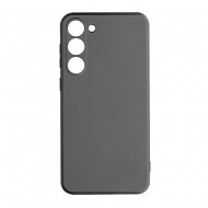 Samsung Galaxy S24 Black Silicone Gel Case With Camera Protector