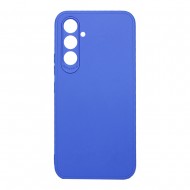 Capa Silicone Samsung Galaxy A54 Azul Com Protetor De Câmera 3d
