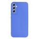 Capa Silicone Gel Samsung Galaxy A55 Azul Com Protetor De Câmera 3d