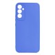 Capa Silicone Gel Samsung Galaxy A55 Azul Com Protetor De Câmera 3d