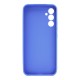 Capa Silicone Samsung Galaxy A14 4g/5g Azul Com Protetor De Câmera 3d