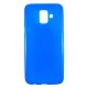 Capa Silicone Samsung Galaxy A6 Plus 2018 Azul Fosco