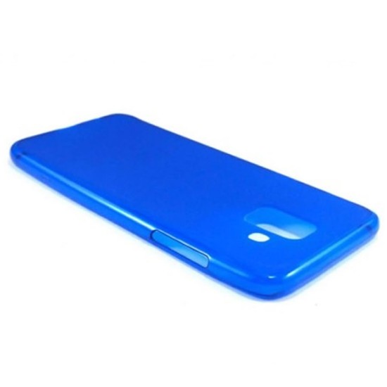 Capa Silicone Samsung Galaxy A6 Plus 2018 Azul Fosco