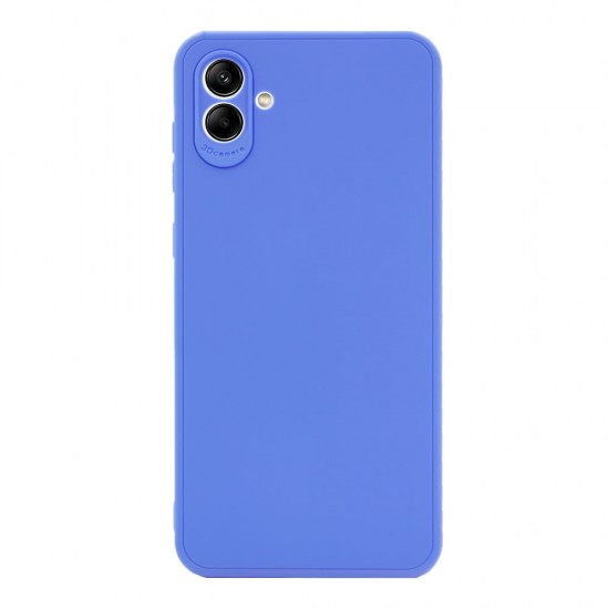 Samsung Galaxy A04 Blue Silicone Case With 3D Camera Protector Samsung Galaxy A04 Blue Silicone Case With 3D Camera Protector