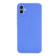 Capa Silicone Gel Samsung Galaxy A04e Azul Com Protetor De Câmera 3d