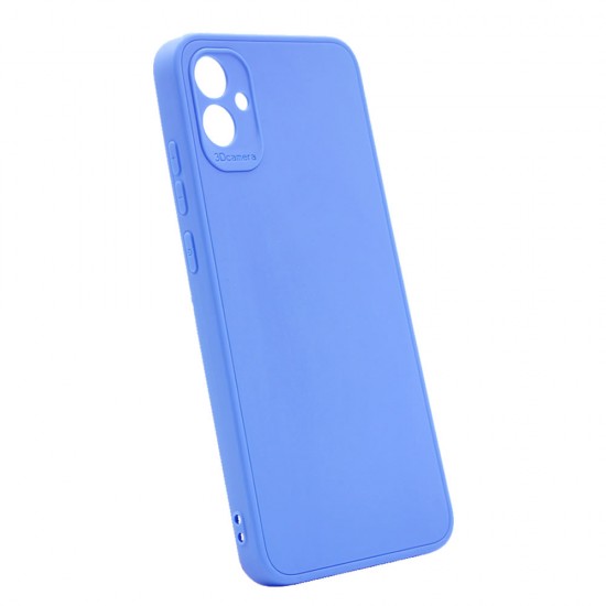 Samsung Galaxy A04e Blue Silicone Gel Case With 3D Camera Protector Samsung Galaxy A04e Blue Silicone Gel Case With 3D Camera Protector