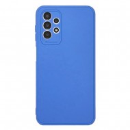 Capa Silicone Samsung Galaxy A13 4g A135/A137 Azul Com Protetor De Câmera 3d