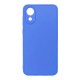 Samsung Galaxy A03 Core Blue Silicone Case With 3D Camera Protector