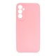 Capa Silicone Samsung Galaxy A34 5g Rosa Com Protetor De Câmera 3d