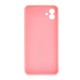 Capa Silicone Samsung Galaxy A04 Rosa Com Protetor De Câmera 3d