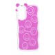 Capa Silicone Samsung Galaxy A54 Rosa Emoji