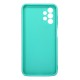 Samsung Galaxy A13 4G A135/A137 Turquoise Green With 3D Camera Protector Silicone Case