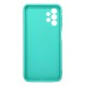 Capa Silicone Samsung Galaxy A13 4g A135/A137 Verde Turquesa Com Protetor De Câmera 3d Capa Silicone Samsung Galaxy A13 4g A135/A137 Verde Turquesa Com Protetor De Câmera 3d