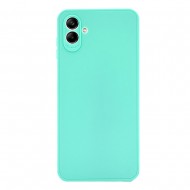 Samsung Galaxy A04 Turquoise Green Silicone Case With 3D Camera Protector