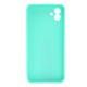 Capa Silicone Samsung Galaxy A04 Verde Turquesa Com Protetor De Câmera 3d