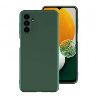 Capa Silicone Samsung Galaxy A15 Verde Escuro Com Protetor De Câmera