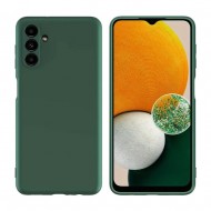 Capa Silicone Samsung Galaxy A15 Verde Escuro Com Protetor De Câmera