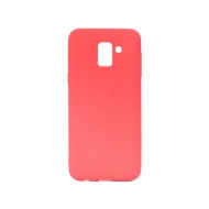 Capa Silicone Samsung Galaxy A6 2018 Vermelho