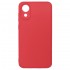 Capa Silicone Samsung Galaxy A03 Core Vermelho Com Protetor De Câmera 3d