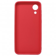 Samsung Galaxy A03 Core/A032 Red Silicone Case With Camera Protector