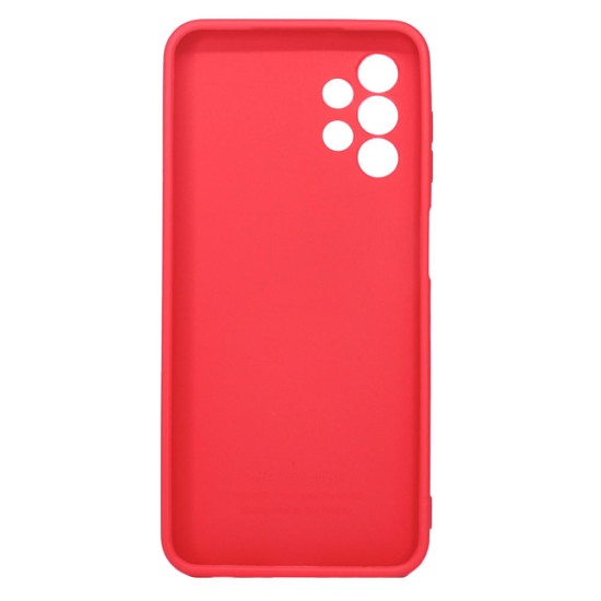 Samsung Galaxy A13 4G A135/A137 Red With 3D Camera Protector Silicone Case