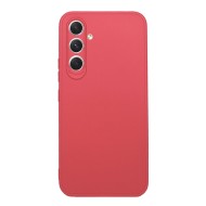 Capa Silicone Samsung Galaxy A54 Vermelho Com Protetor De Câmera 3d
