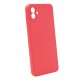 Capa Silicone Samsung Galaxy A04 Vermelho Com Protetor De Câmera 3d