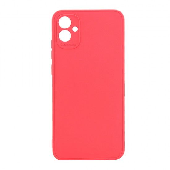Capa Silicone Gel Samsung Galaxy A04e Vermelho Com Protetor De Câmera 3d Capa Silicone Gel Samsung Galaxy A04e Vermelho Com Protetor De Câmera 3d